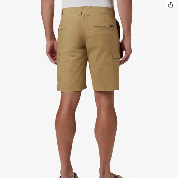 NWT Columbia Men's Brentyn Trail Cargo Shorts, crouton, waist 48, inseam 10 - Picture 5 of 5